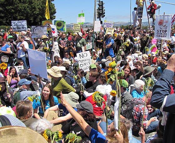 Demonstration against Chevron